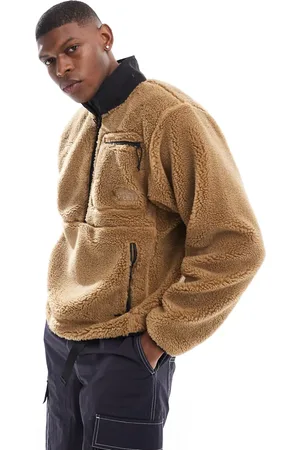 The North Face – Extreme Pile – Fleecejacke in Braun mit 1/4-Reißverschluss