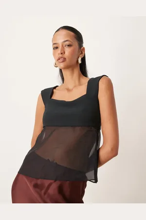 Abercrombie & Fitch – Transparentes Babydoll-Camisole in