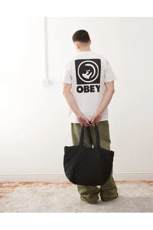 Obey – – T-Shirt in mit auffälligem Augen-Grafik-Logo und Rückenprint