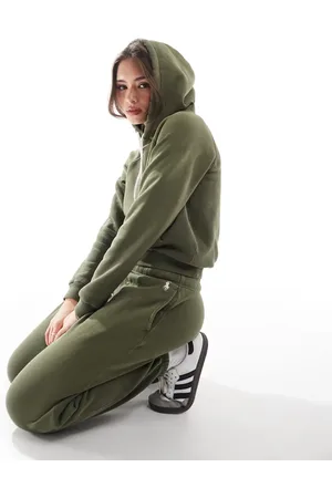 Ralph Lauren – Jogginghose in Dunkelgrün mit Logo, Kombiteil