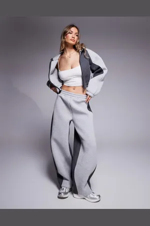 ASOS – Jogginghose mit Blockfarben-Design in Grau-Mix, Kombiteil