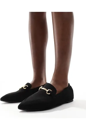 London Rebel London Rebel – Loafer in mit spitzer Zehenpartie mit Schnallendetail, weite Passform