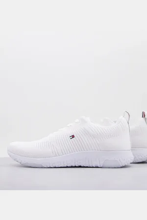 Tommy Hilfiger – Lauf-Sneaker aus Strick in mit kleinem Flaggenlogo