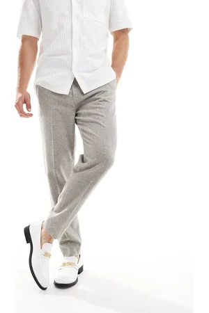 ASOS – Elegante, schmal zulaufende Hose aus Wollmix in
