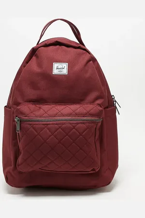 Herschel – Nova – Gesteppter Rucksack in Burgunderrot mit Laptopfach