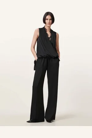 AllSaints – Alba – Hose aus Satin in
