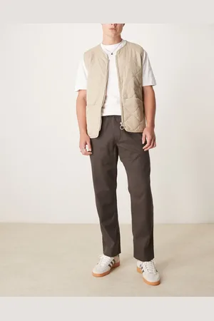 Abercrombie & Fitch – Lockere Schlupfhose in Braun