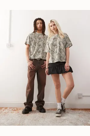 Reclaimed – Kastiges Unisex-T-Shirt mit Military-Muster