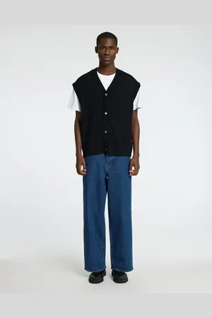 SELECTED – Weite Jeans in mittlerem Jeansblau