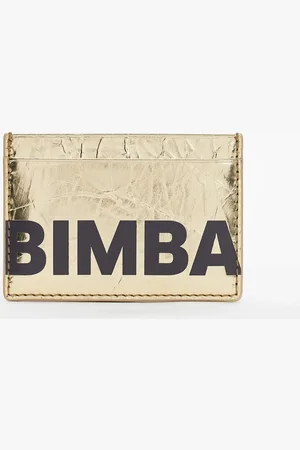 Bimba y Lola – Kreditkartenetui in Goldoptik mit Logo