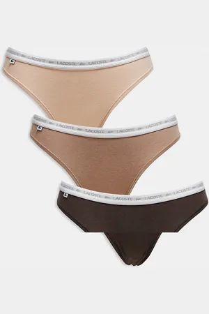 Lacoste – 3er-Pack Tangas in verschiedenen Farben