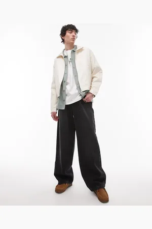 Topman – Rigid Baggy Jeans in gewaschenem