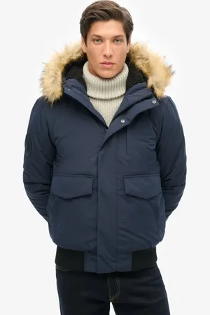Superdry – Everest – Bomberjacke in nordischem Chrome