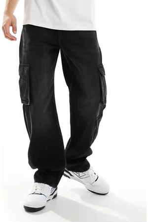 Cotton On Cotton On – Weite Denim-Jeans in verblasstem mit Kontrastnaht
