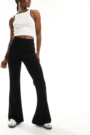 Monki – Jersey-Hose in mit ausgestelltem Bein