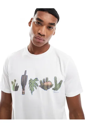 Paul Smith – T-Shirt in mit Wüsten-Logoprint
