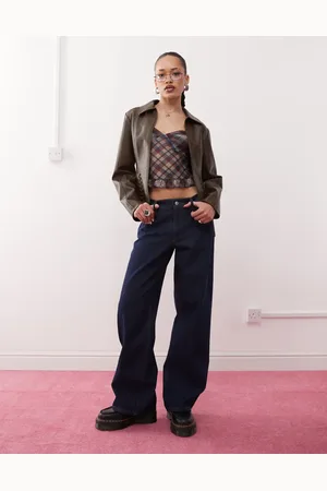 Reclaimed – Legere Jeans in Vintage-Indigoblau mit Baggy-Passform