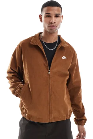 Nike – Club – Jacke in Hellbraun aus Cord