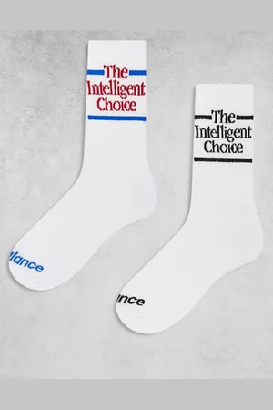 New Balance – 2er-Pack Crew-Socken in mit Slogan