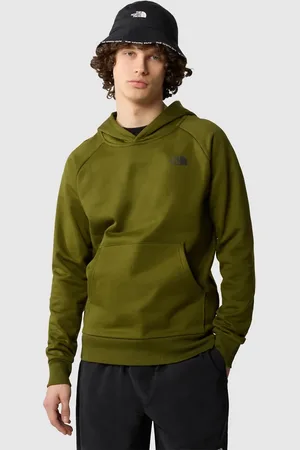 The North Face – Redbox – Kapuzenpullover in Olivgrün mit Raglanärmeln