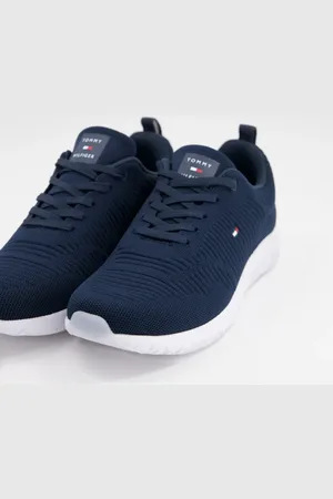 Tommy Hilfiger – Laufsneaker aus Strick in mit kleinem Flaggenlogo