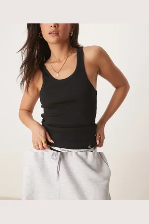 Calvin Klein – 3er-Pack Trägertops in mit U-Ausschnitt