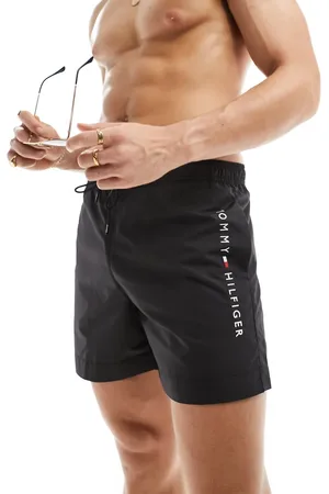 Tommy Hilfiger – Original – Halblange Badeshorts in mit Kordelzug