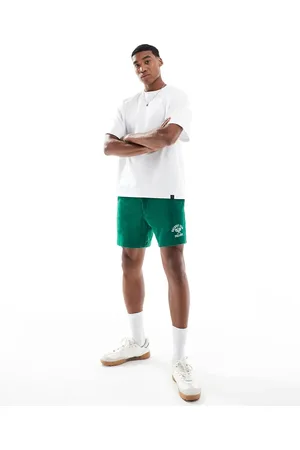 Ralph Lauren – Prepsters Tennis Club – Shorts aus Baumwoll-Frottee in Mittelgrün