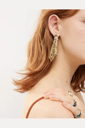 Reclaimed – Fächer-Ohrringe in Gold-Optik
