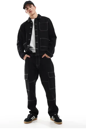 Brave Soul – Jeans in mit Kontrastnaht, Kombiteil