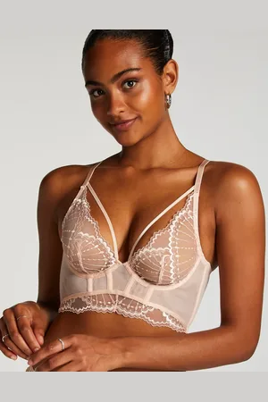 Hunkemöller Hunkemöller – Jade – Unwattierter Longline-BH in mit Bügel