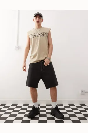Weekday – Space – Locker geschnittene Jeans-Shorts in gedämpftem Luxus- , exklusiv bei ASOS