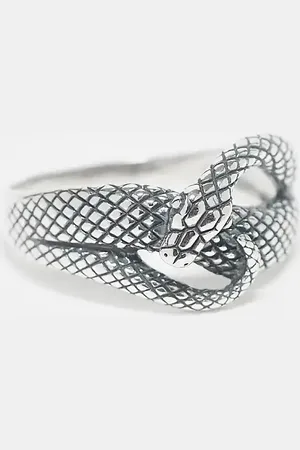 ASOS – Ring aus Sterlingsilber mit gewickeltem Schlangendesign