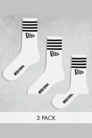 New Era – Socken in mit Streifen im 3er-Set