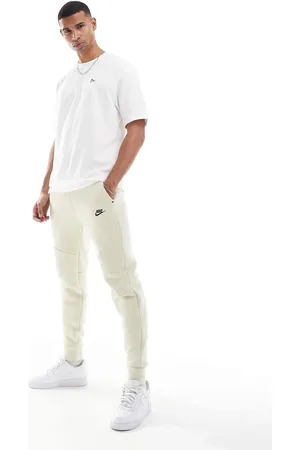 Nike – Tech – Fleece-Jogginghose in Beige