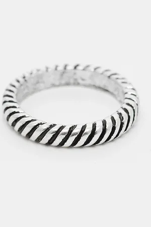 ASOS – Ring im Kordeldesign in Silberoptik