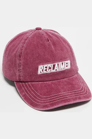 Reclaimed – Unisex-Kappe in Burgunderrot mit Logo