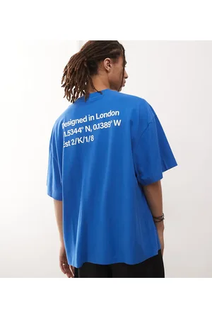 COLLUSION – T-Shirt aus Pikee in mit Koordinaten-Print