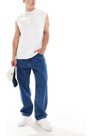 Bershka – Baggy Jeans in Indigo