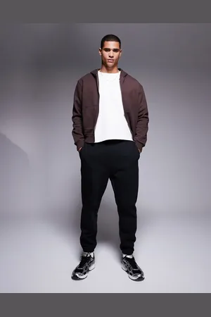 ASOS – Premium – Schwere, schmal zulaufende Jogginghose in , 400 g/m²
