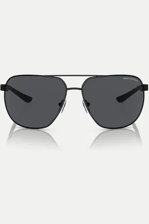 Armani Exchange – Ax2047s – Abgerundete Sonnenbrille in mattem mit grauen Gläsern