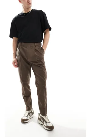 ASOS – Elegante, schmal zulaufende Hose aus hochwertigem Material in