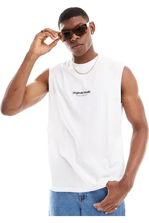 JACK & JONES – Oversize-Trägertop in mit Brust-Logo