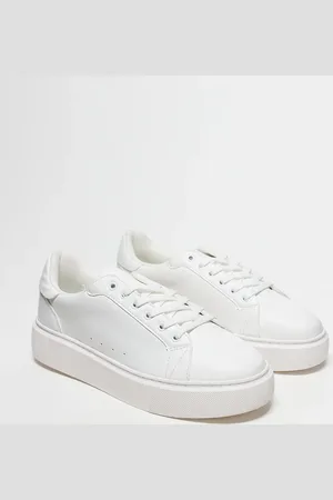 ASOS – Klobige Sneaker zum Schnüren in Weiß