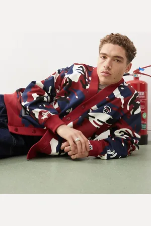 A Bathing Ape AAPE by A Bathing Ape – Universe – Bunte Strickjacke
