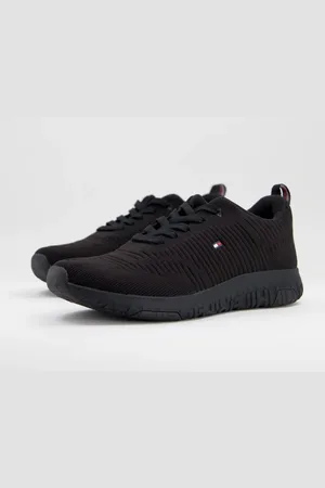 Tommy Hilfiger – Laufsneaker aus Strick in mit kleinem Flaggenlogo