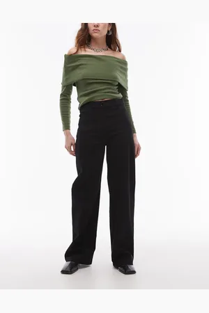ARKET – Lupine – Jeans aus Baumwoll-Stretch in mit hohem Bund und weitem Bein