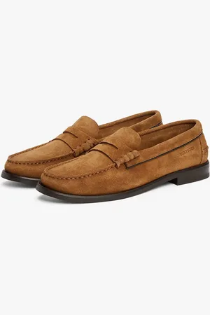 Tommy Hilfiger – Debossed – Loafer aus Wildleder in
