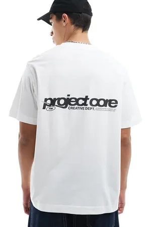 JACK & JONES – Oversize-T-Shirt in mit Textprint auf der Rückseite