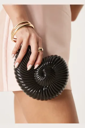 ASOS – Ammonite – Hardcase-Clutch in mit abnehmbarer Tragekette